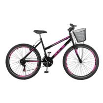 Bicicleta Aro 26 Kls Sport Gold Freio V-Brake Mtb 21 Marchas Feminina