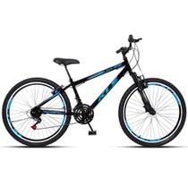 Bicicleta Aro 26 KLS Sport Gold Rebaixado V-Brake Suspensão Mtb 21V