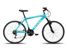 Bicicleta Aro 26 KOG Alumínio Unissex 18V Com Suspensão