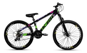 Bicicleta Aro 26 KSW Brabo Freeride Downhill Grau Aro Vmaxx Freio a Disco Pneu Flame Balao Bike Bicicleta Aro 26 KSW Brabo Freeride Downhill Grau Aro Vmaxx Freio a Disco Pneu Flame Balao Bike