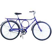 Bicicleta Aro 26 Masculina Barra Circular Freio no Pé Potenza Azul - Dalannio Bike