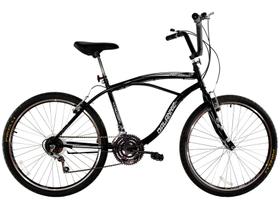 Bicicleta aro 26 Masculina Beach 18 Marchas Comfort Preta Bicicleta aro 26 Masculina Beach 18 Marchas Comfort Preta