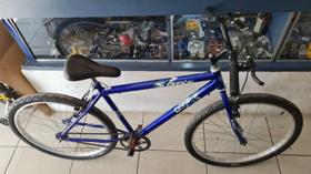 Bicicleta aro 26 masculina MTB sem marcha cor azul Sans Bike