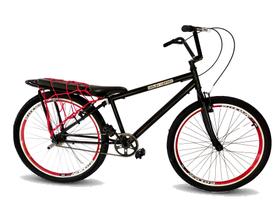 Bicicleta aro 26 montadinha c/ assento acolchoado aero rolam