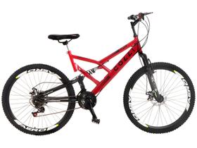 Bicicleta Aro 26 Mountain Bike Colli GPS - Freio a Disco 21 Marchas