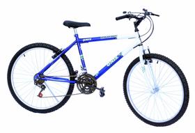 Bicicleta aro 26 onix masc 18m mtb convencional cor azul