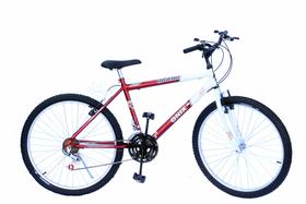 Bicicleta aro 26 onix masc 18m mtb convencional cor vermelho