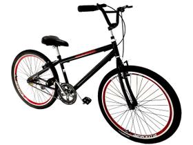 Bicicleta Aro 26 quadro rebaixado com aero s/ marchas Preto Bicicleta Aro 26 quadro rebaixado com aero s/ marchas Preto