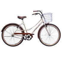 Bicicleta Aro 26 Retro Vintage Caiçara com Cestinha