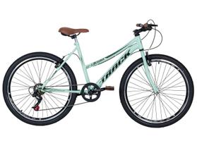 Bicicleta Aro 26 TK3 Track Serena, 7 marchas, Menta e Marrom
