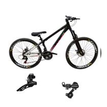 Bicicleta Aro 26 Tuff 44 Aluminio 21v Cambio Shimano Dianteiro Traseiro Freio Disco Mtb Freerider Bicicleta Aro 26 Tuff 44 Aluminio 21v Cambio Shimano Dianteiro Traseiro Freio Disco Mtb Freerider