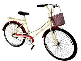Bicicleta Aro 26 urbana estilo ceci retrô Sem Marchas Mary