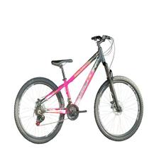Bicicleta Aro 26 Velooh Attack Freeride Rosa com Preto 21v Aero Câmbios Importados Bicicleta Aro 26 Velooh Attack Freeride Rosa com Preto 21v Aero Câmbios Importados