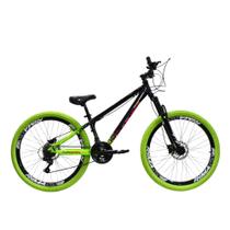 Bicicleta Aro 26 Viking Tuff x44 21 Vel Quadro em Alumínio Freio a Disco Freestyle
