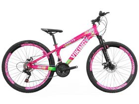 Bicicleta Aro 26 Viking TuffX25 Freeride Freio a Disco 21V