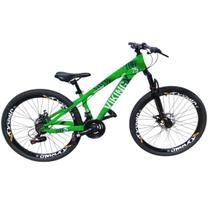 Bicicleta Aro 26 Vikingx Tuff 25 Aluminio Freio Disco Mecanico Pneu Balão Preto Bicicleta Aro 26 Vikingx Tuff 25 Aluminio Freio Disco Mecanico Pneu Balão Preto