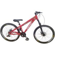 Bicicleta Aro 26 Vikingx Tuff 25 Aluminio Mtb Freeride 24v Mtb Suspensão Dianteira Freio Disco Mecanico Unissex