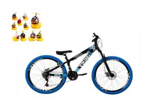 Bicicleta Aro 26 Vikingx Tuff 25 ou 30 do Grau Vmaxx Pneu Azul com BRINDE patinho de borracha Bicicleta Aro 26 Vikingx Tuff 25 ou 30 do Grau Vmaxx Pneu Azul com BRINDE patinho de borracha