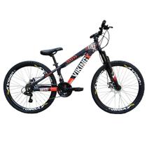 Bicicleta Aro 26 Vikingx Tuff-25 Shimano 21Velocidades