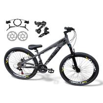 Bicicleta Aro 26 Vikingx Tuff X25 Freeride 21v Câmbios Shimano Freio Hidráulico Rodas Vmaxx Bicicleta Aro 26 Vikingx Tuff X25 Freeride 21v Câmbios Shimano Freio Hidráulico Rodas Vmaxx