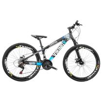 Bicicleta Aro 26 Vikingx Tuff x25 Vmaxx 21v Shimano Freios a Disco Com Suspensão Bicicleta Aro 26 Vikingx Tuff x25 Vmaxx 21v Shimano Freios a Disco Com Suspensão