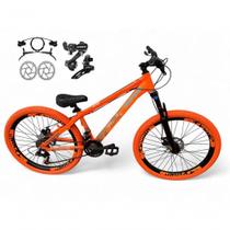 Bicicleta Aro 26 VikingX Tuff X30 21v Freio a Disco Laranja Bicicleta Aro 26 VikingX Tuff X30 21v Freio a Disco Laranja