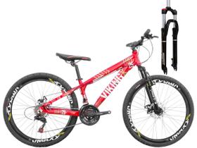 Bicicleta Aro 26 VikingX Tuff25 24v Freio Hidráulico Trava