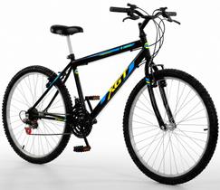 Bicicleta Aro 26 XGT Sport Infantil Adulto 18 Marchas Freio VBrake