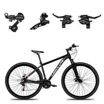 Bicicleta Aro 29 21v Absolute Nero 5 Câmbios e trocador Shimano