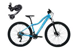 Bicicleta Aro 29 Absolute Feminina 2x9 Alumínio Câmbio Traseiro Shimano Deore Garfo com Trava - Azul Bicicleta Aro 29 Absolute Feminina 2x9 Alumínio Câmbio Traseiro Shimano Deore Garfo com Trava - Azul
