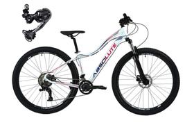 Bicicleta Aro 29 Absolute Feminina 2x9 Alumínio Câmbio Traseiro Shimano Deore Garfo com Trava - Branco