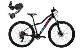 Bicicleta Aro 29 Absolute Feminina 2x9 Alumínio Câmbio Traseiro Shimano Deore Garfo com Trava - Preto