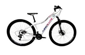Bicicleta Aro 29 Absolute Feminina Hera 24v Freio a Disco Garfo Suspensão - Alumínio - Branca Tam.17
