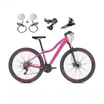 Bicicleta Aro 29 Absolute Hera Feminina 24v Câmbios Shimano Freios Hidráulicos Garfo Suspensão - Rosa Bicicleta Aro 29 Absolute Hera Feminina 24v Câmbios Shimano Freios Hidráulicos Garfo Suspensão - Rosa