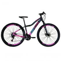 Bicicleta Aro 29 Absolute Hera Feminina Alumínio 21v Freio A Disco Garfo Suspensão Preto-rosa 15 Bicicleta Aro 29 Absolute Hera Feminina Alumínio 21v Freio A Disco Garfo Suspensão Preto-rosa 15