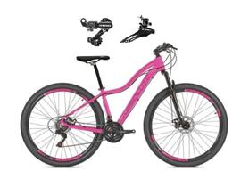 Bicicleta Aro 29 Absolute Hera Feminina Alumínio 24v Câmbios Shimano Garfo Suspensão - Rosa