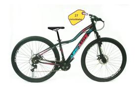 Bicicleta Aro 29 Absolute Hera Feminina Alumínio 27v K7 Freio a Disco Mecânico Garfo com Suspensão - Preto