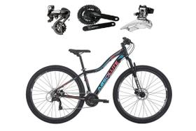 Bicicleta Aro 29 Absolute Hera Feminina Câmbios Shimano Altus 24v K7 Alumínio Freios Hidráulicos Garfo Com Trava - Preta