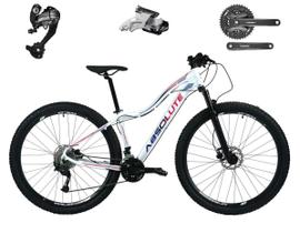 Bicicleta Aro 29 Absolute Hera Feminina Câmbios Shimano Altus 27v Freios Hidráulicos Garfo com Trava no Guidão - Branco Bicicleta Aro 29 Absolute Hera Feminina Câmbios Shimano Altus 27v Freios Hidráulicos Garfo com Trava no Guidão - Branco