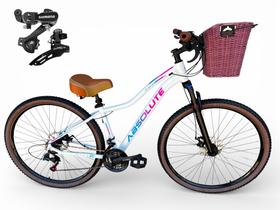 Bicicleta Aro 29 Absolute Hera Feminina Retrô Vintage 21v Shimano Confortável Cesta Selim 2 Molas Bicicleta Aro 29 Absolute Hera Feminina Retrô Vintage 21v Shimano Confortável Cesta Selim 2 Molas
