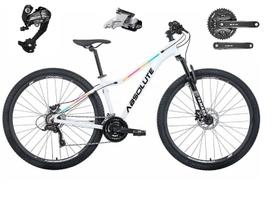 Bicicleta aro 29 Absolute Mia 3 Feminina 27v Câmbios Shimano Altus Freios Hidráulicos - Branco