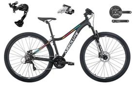Bicicleta Aro 29 Absolute Mia 3 Feminina Alumínio Câmbio Traseiro Shimano Alívio e Altus 27v Freio Hidráulico Garfo Com Trava - Preto Bicicleta Aro 29 Absolute Mia 3 Feminina Alumínio Câmbio Traseiro Shimano Alívio e Altus 27v Freio Hidráulico Garfo Com Trava - Preto