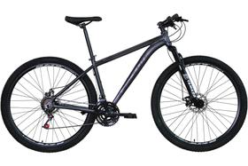 Bicicleta Aro 29 Absolute Nero 4 Alumínio 27v Freio a Disco Mecânico Cabeamento Interno Garfo com Suspensão - Grafite Bicicleta Aro 29 Absolute Nero 4 Alumínio 27v Freio a Disco Mecânico Cabeamento Interno Garfo com Suspensão - Grafite
