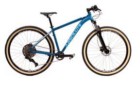 Bicicleta Aro 29 Absolute Nero 4 Cabeamento Interno 12v Garfo Trava no Ombro Freios Hidráulicos Pneu com Faixa Bege - Azul