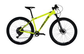 Bicicleta Aro 29 Absolute Nero 4 Cabeamento Interno 1x9 Sunrace M9 K7 11/50 Coroa 34t Garfo Trava no Guidão Freios Hidráulicos