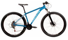 Bicicleta Aro 29 Absolute Nero 4 Cabos Internos 24v K7 Câmbios Shimano Freio Hidráulico Garfo com Trava - Azul