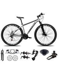 Bicicleta Aro 29 Absolute Nero 4 Kit Sunrun 27v K7 Freios Hidráulicos 3x9 Suspensão 100mm Trava