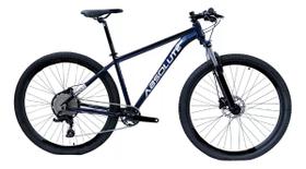 Bicicleta Aro 29 Absolute Nero 5 12v Garfo com Trava K7 11/50 Freios Hidráulicos Kit 1x12 - Azul Bicicleta Aro 29 Absolute Nero 5 12v Garfo com Trava K7 11/50 Freios Hidráulicos Kit 1x12 - Azul