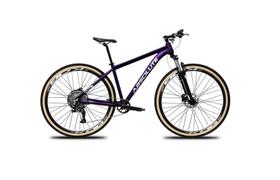 Bicicleta Aro 29 Absolute Nero 5 12v Garfo com Trava K7 11/50 Freios Hidráulicos Kit 1x12 Pneu Bege - Roxo