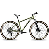 Bicicleta Aro 29 Absolute Nero 5 12v Garfo com Trava K7 11/50 Freios Hidráulicos Kit 1x12 Pneu Bege